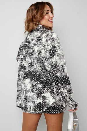 Flecken mit Glitzer bestreichen - Schwarz und Weiß - S h5 Bild8